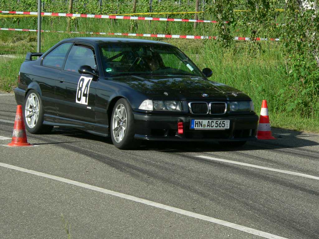 Andreas Baier im moderat verbesserten BMW M3 der E36 Baureihe wurde Klassensieger