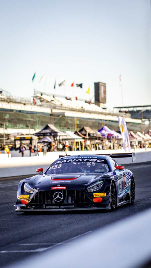 Der Mercedes AMG GT3 des DXDT-Racingteams in Indianapolis (Foto: AMG Customer Racing) 